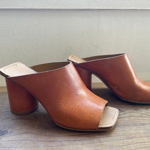 Maison Martin Margiela Leather Mules Sz 9